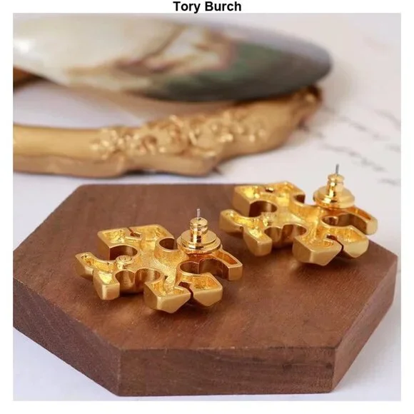 Tory Burch gold earrings - Picture 4 of 5